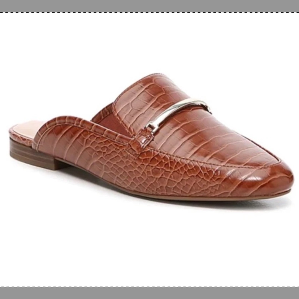 NWOT Kelly & Katie Oana Mahogany two tone Faux Leather Slip-on Loafers, size 8.5